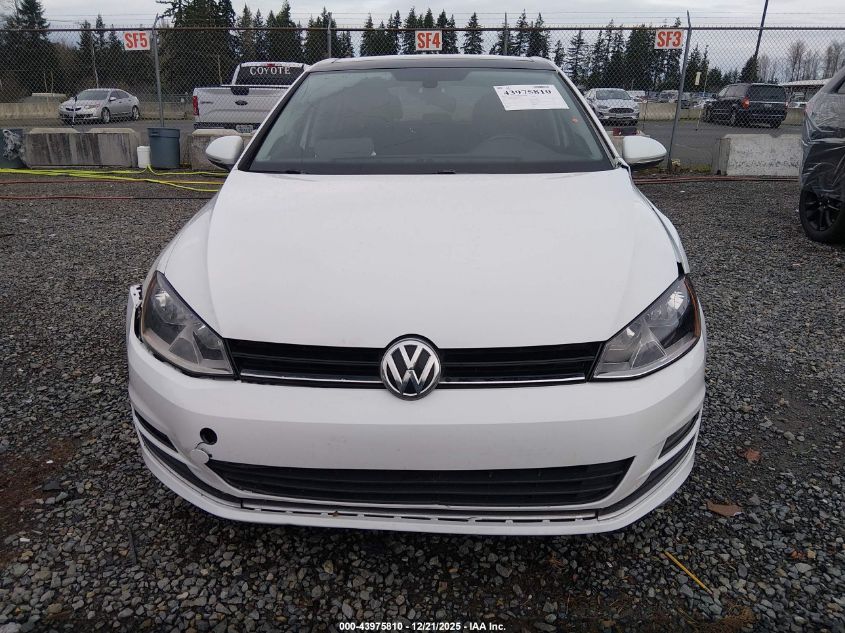 2015 Volkswagen Golf Tdi Sel 4-Door VIN: 3VWRA7AU8FM077197 Lot: 43975810