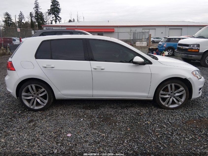2015 Volkswagen Golf Tdi Sel 4-Door VIN: 3VWRA7AU8FM077197 Lot: 43975810