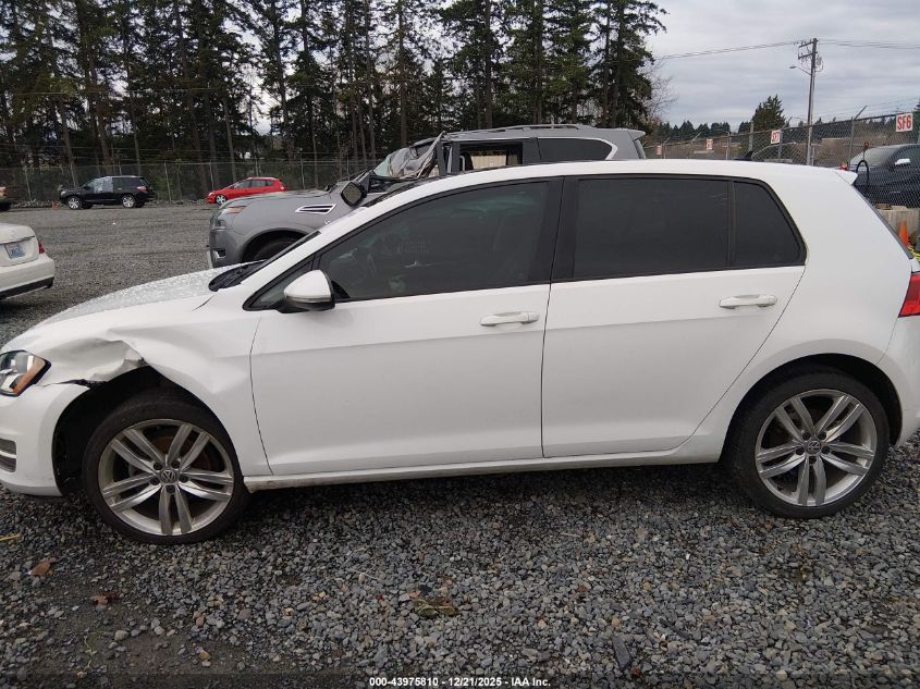 2015 Volkswagen Golf Tdi Sel 4-Door VIN: 3VWRA7AU8FM077197 Lot: 43975810