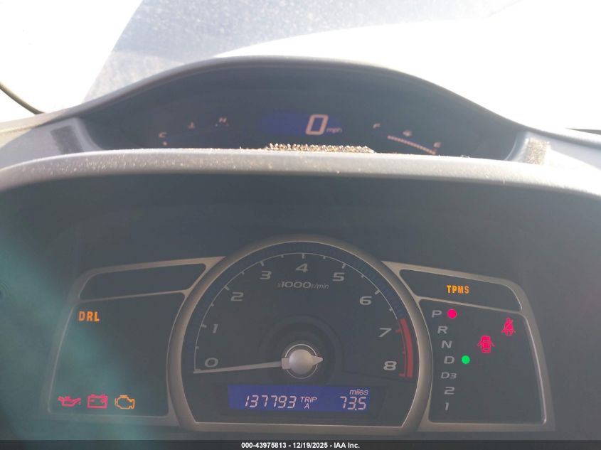 2009 Honda Civic Vp VIN: 2HGFA16339H335780 Lot: 43975813