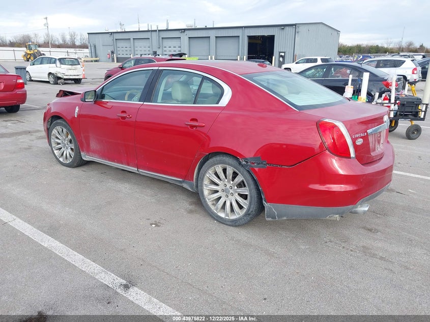 2009 LINCOLN MKS auction photo 3