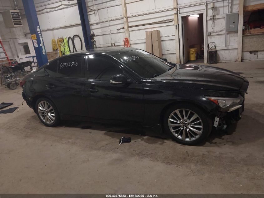 2021 Infiniti Q50 Luxe Awd VIN: JN1EV7BR7MM751819 Lot: 43975823