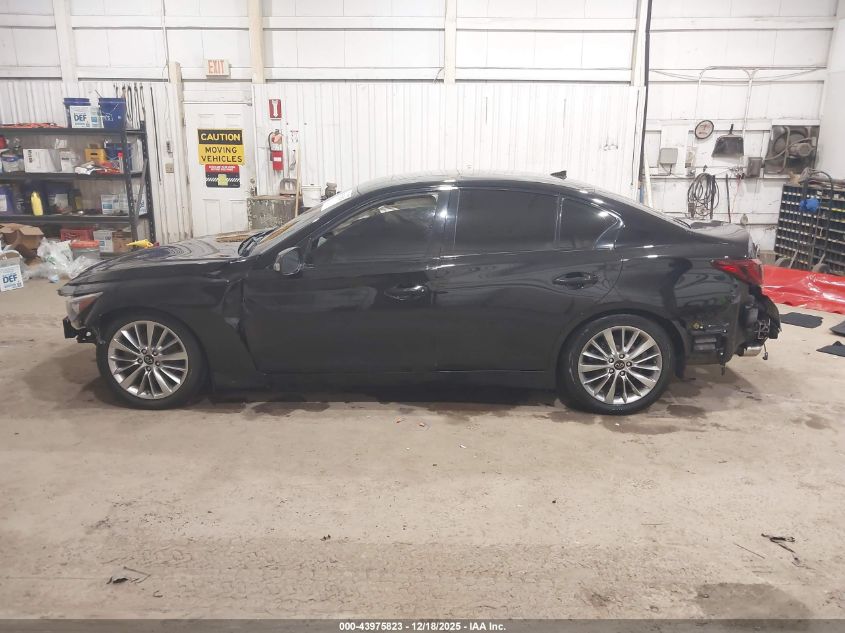 2021 Infiniti Q50 Luxe Awd VIN: JN1EV7BR7MM751819 Lot: 43975823