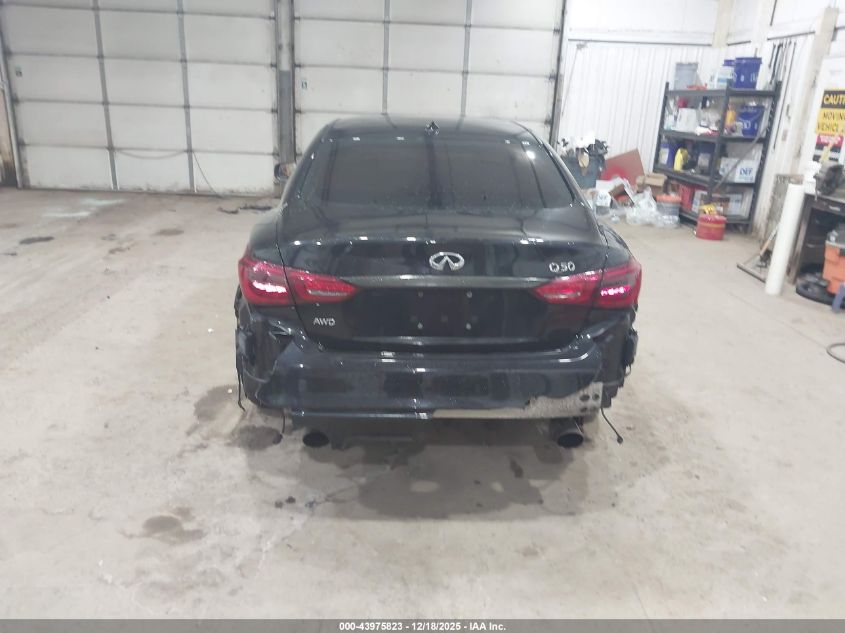 2021 Infiniti Q50 Luxe Awd VIN: JN1EV7BR7MM751819 Lot: 43975823