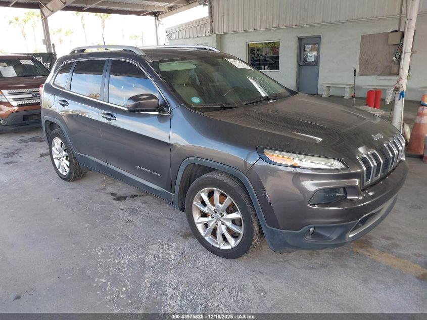 2016 Jeep Cherokee Limited VIN: 1C4PJLDS5GW324061 Lot: 43975825