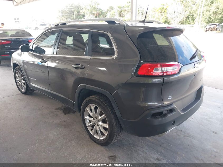 2016 Jeep Cherokee Limited VIN: 1C4PJLDS5GW324061 Lot: 43975825