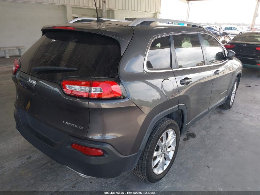 2016 Jeep Cherokee Limited VIN: 1C4PJLDS5GW324061 Lot: 43975825