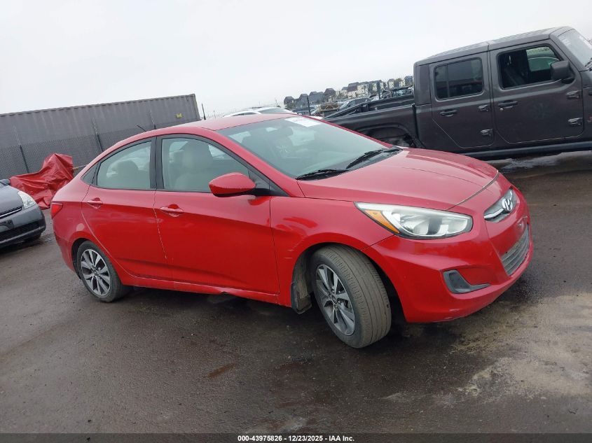 2017 Hyundai Accent Value Edition VIN: KMHCT4AE2HU279358 Lot: 43975826