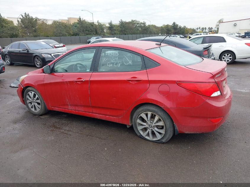 2017 Hyundai Accent Value Edition VIN: KMHCT4AE2HU279358 Lot: 43975826