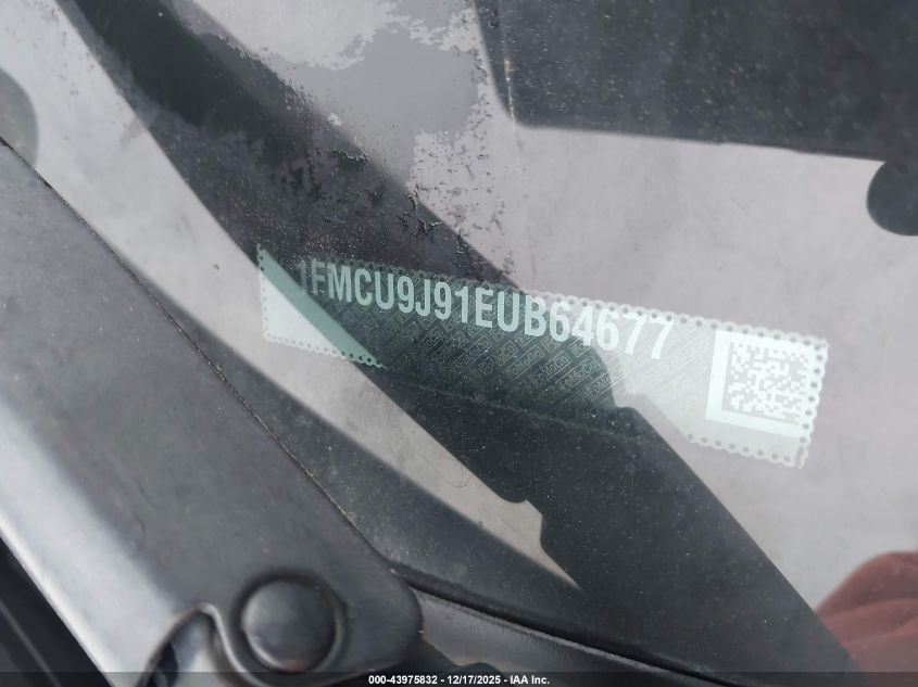 2014 Ford Escape Titanium VIN: 1FMCU9J91EUB64677 Lot: 43975832