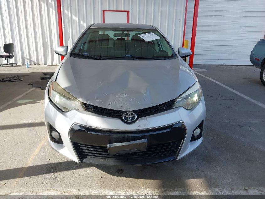 2015 Toyota Corolla S Plus VIN: 2T1BURHE1FC230081 Lot: 43975840