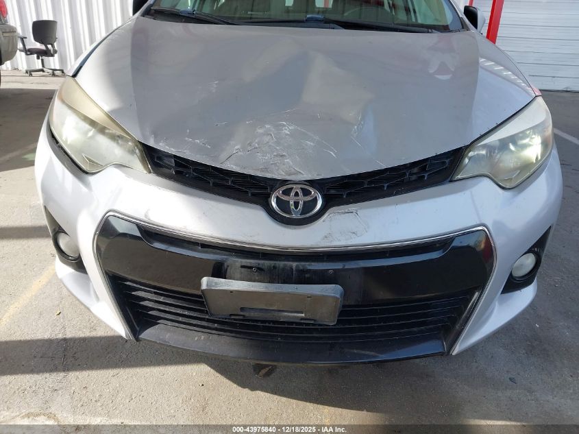 2015 Toyota Corolla S Plus VIN: 2T1BURHE1FC230081 Lot: 43975840