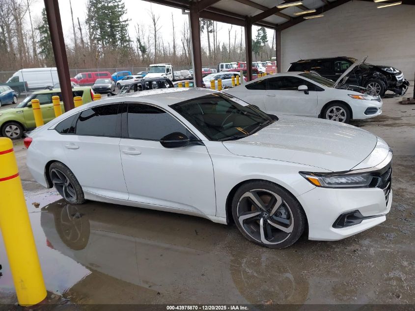 2022 Honda Accord Sport VIN: 1HGCV1F31NA101203 Lot: 43975870
