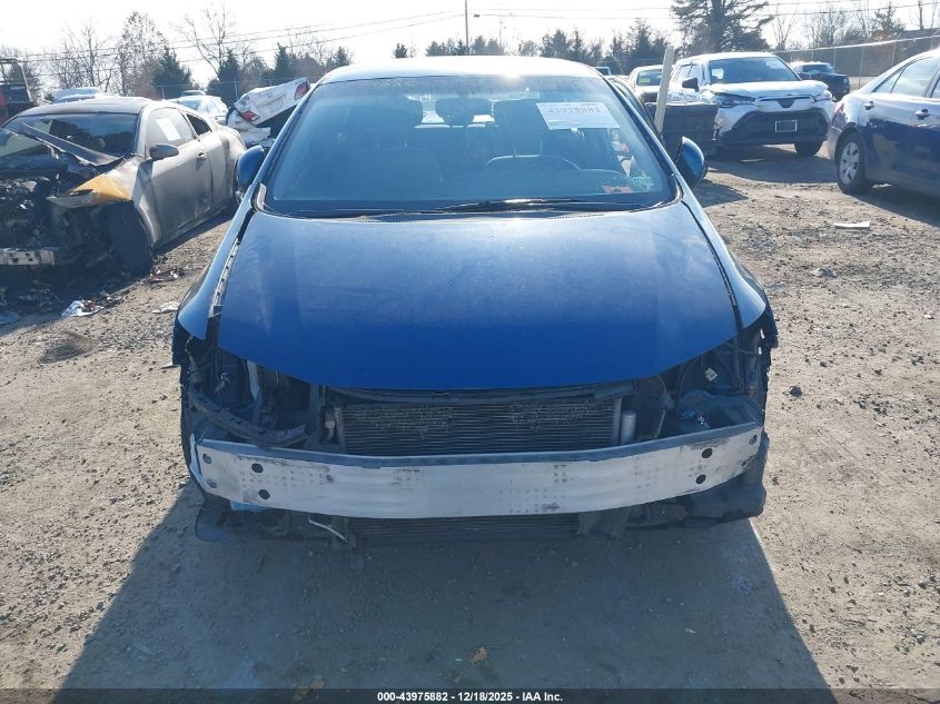 2013 Honda Civic Lx VIN: 19XFB2F58DE290231 Lot: 43975882