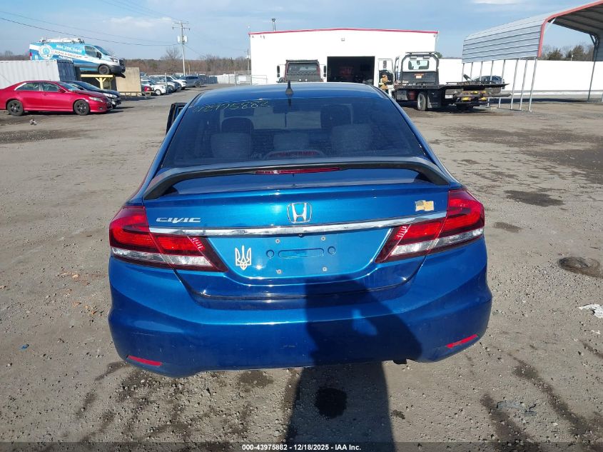 2013 Honda Civic Lx VIN: 19XFB2F58DE290231 Lot: 43975882