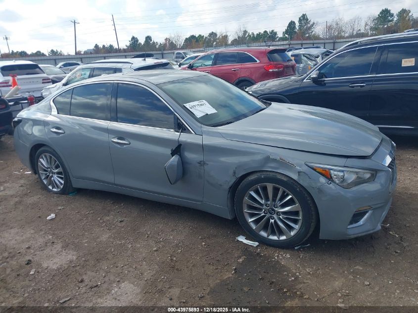 2019 Infiniti Q50 3.0T Luxe VIN: JN1EV7AP0KM514182 Lot: 43975893
