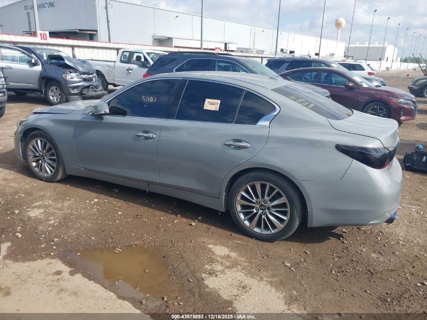 2019 Infiniti Q50 3.0T Luxe VIN: JN1EV7AP0KM514182 Lot: 43975893