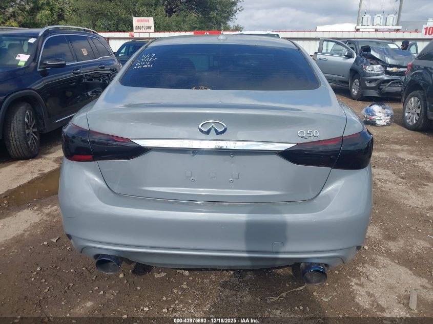 2019 Infiniti Q50 3.0T Luxe VIN: JN1EV7AP0KM514182 Lot: 43975893