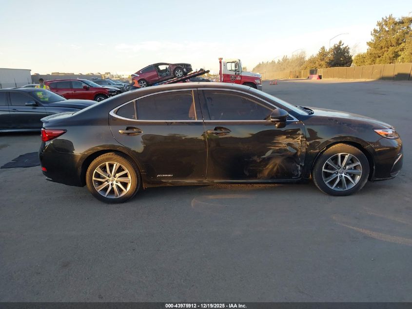 2018 Lexus Es 300H VIN: JTHBW1GG4J2190633 Lot: 43975912