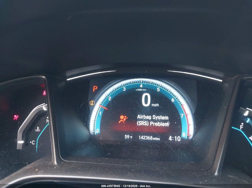 2017 Honda Civic Ex-L VIN: SHHFK7H74HU401299 Lot: 43975940