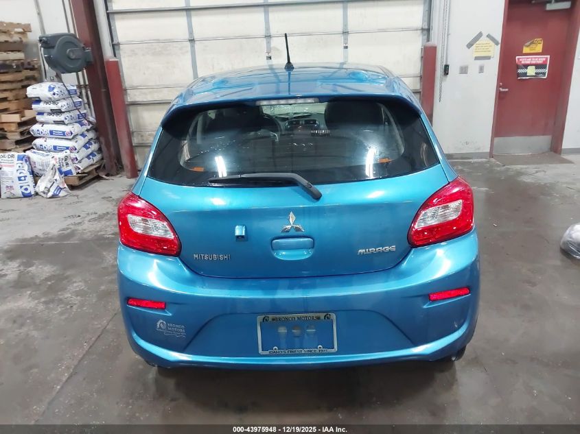 2019 Mitsubishi Mirage Es VIN: ML32A3HJ6KH010513 Lot: 43975948