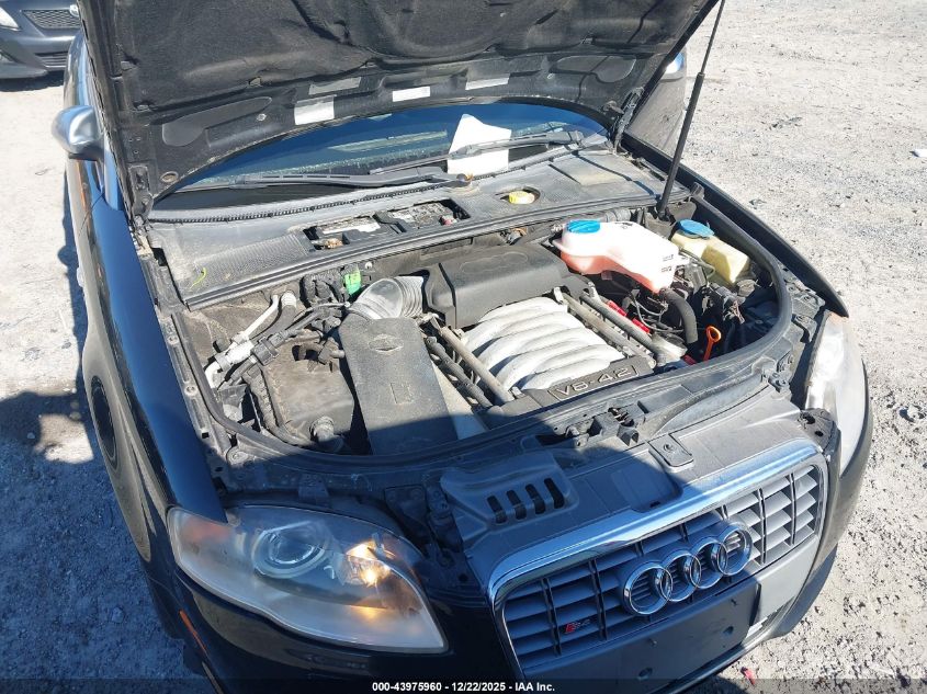 2007 Audi S4 VIN: WUARL48H77K900752 Lot: 43975960