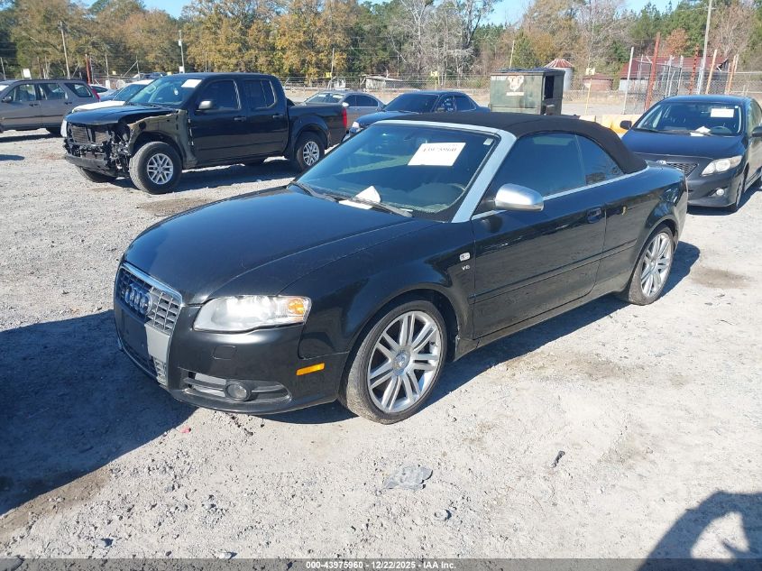 2007 Audi S4 VIN: WUARL48H77K900752 Lot: 43975960