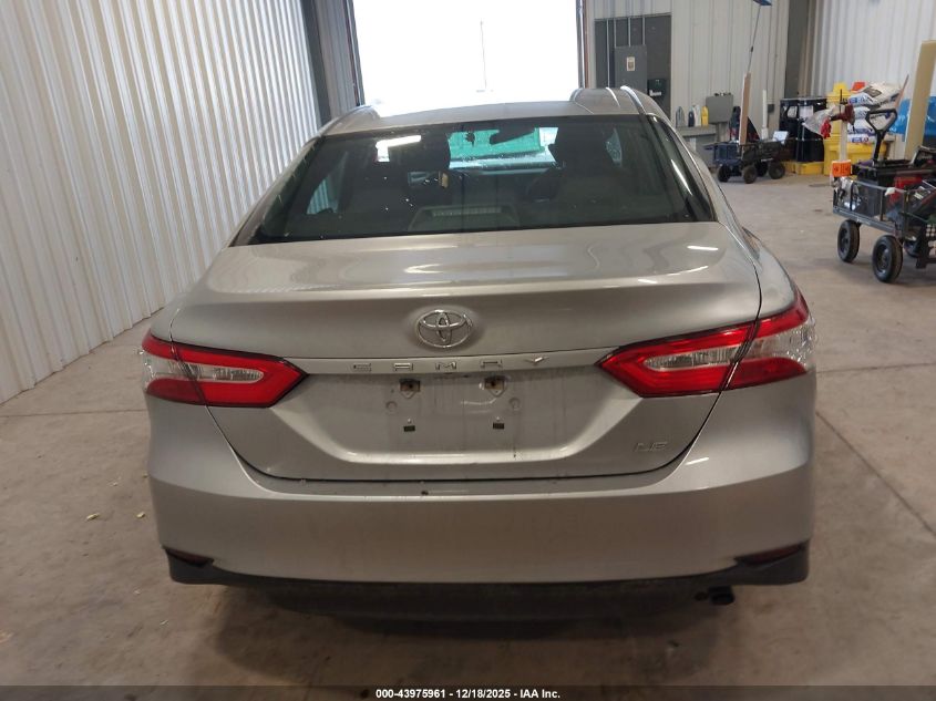 2018 Toyota Camry Le VIN: 4T1B11HK3JU656166 Lot: 43975961