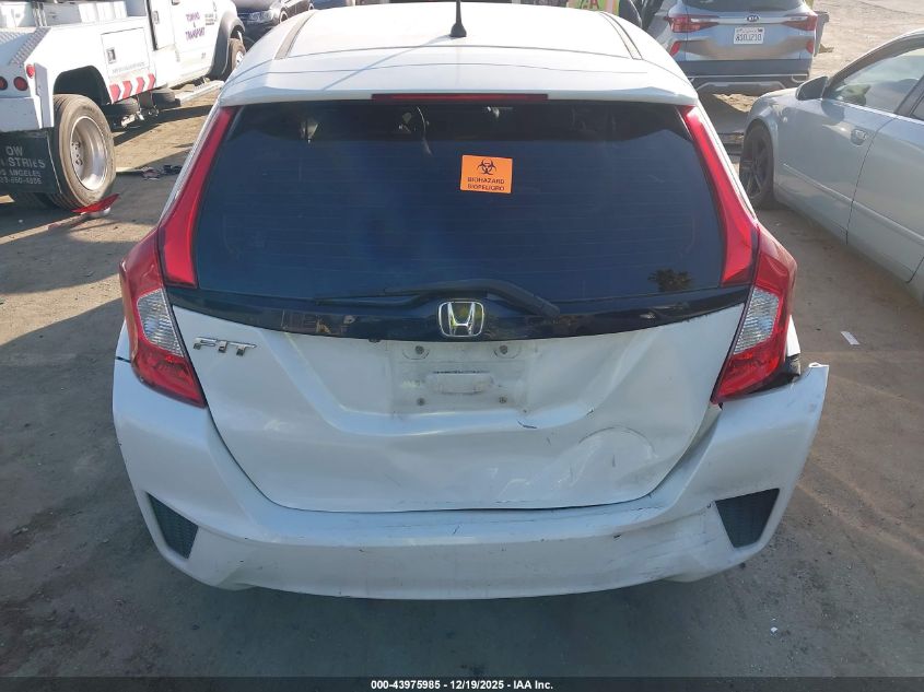 2016 Honda Fit Lx VIN: JHMGK5H53GX038957 Lot: 43975985