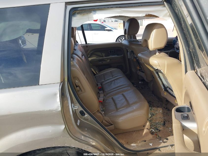 2008 Honda Pilot Ex-L VIN: 5FNYF28558B005091 Lot: 43976007