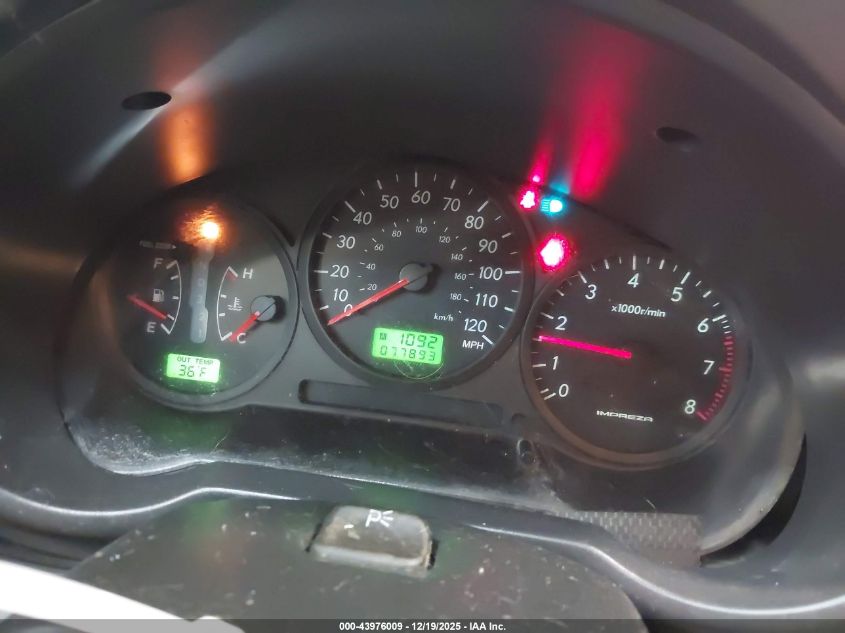 2007 Subaru Impreza Outback Sport VIN: JF1GG63687H812144 Lot: 43976009