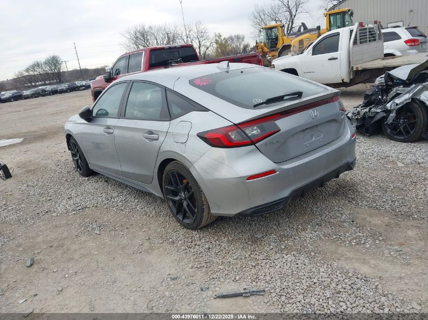 2025 Honda Civic Sedan Sport VIN: 19XFL2H86SE000179 Lot: 43976011