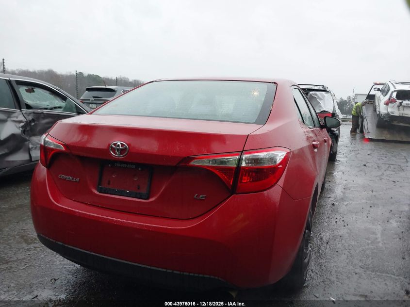 2016 Toyota Corolla Le VIN: 2T1BURHE0GC707195 Lot: 43976016