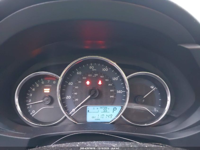 2016 Toyota Corolla Le VIN: 2T1BURHE0GC707195 Lot: 43976016