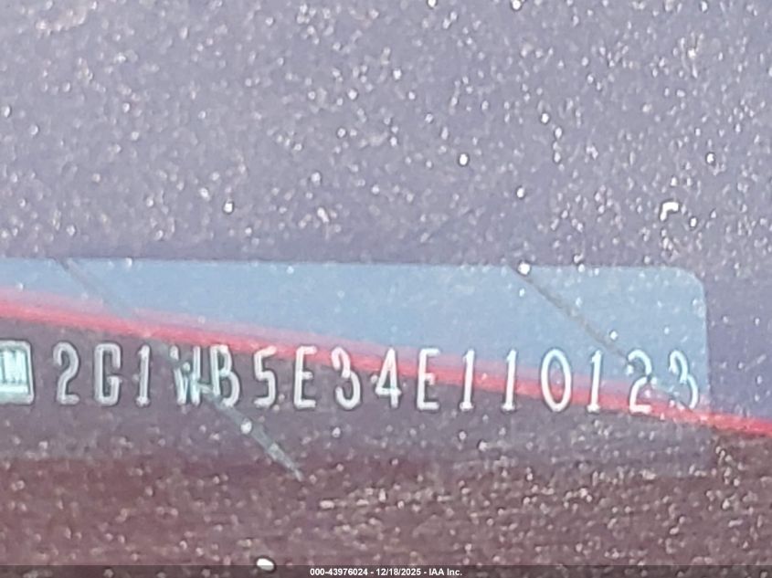 2014 Chevrolet Impala Limited Lt VIN: 2G1WB5E34E1101230 Lot: 43976024