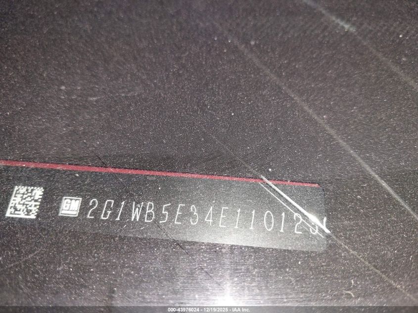 2014 Chevrolet Impala Limited Lt VIN: 2G1WB5E34E1101230 Lot: 43976024