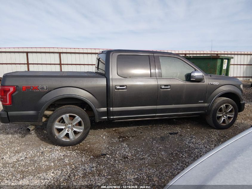 2015 Ford F-150 Platinum VIN: 1FTEW1EG7FFC93563 Lot: 43976030