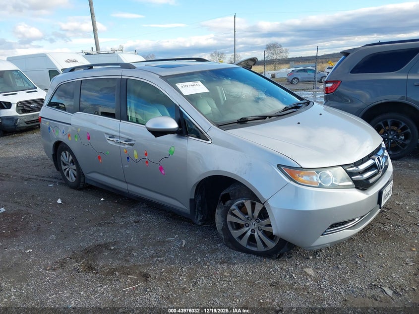 5FNRL5H65FB072035 2015 Honda Odyssey Ex-L auction photo 1