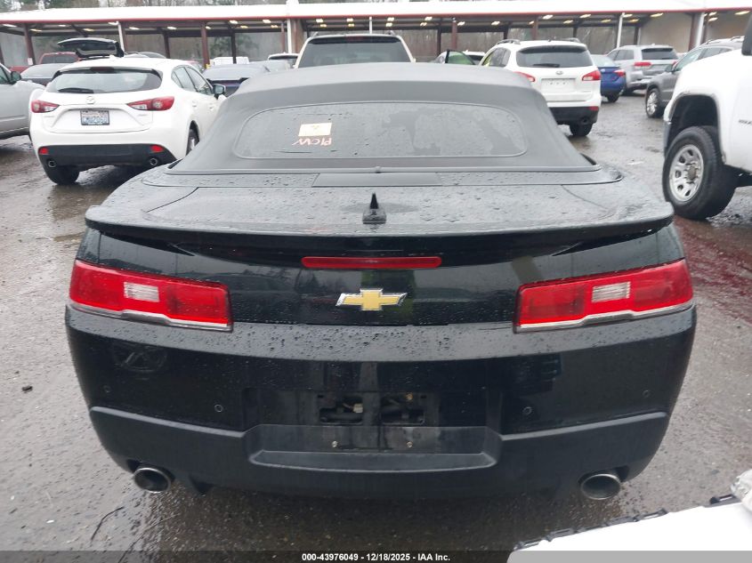 2014 Chevrolet Camaro 1Lt VIN: 2G1FB3D35E9264170 Lot: 43976049