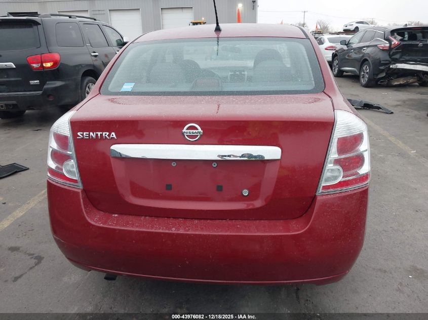 2010 Nissan Sentra 2.0S VIN: 3N1AB6AP7AL656555 Lot: 43976082