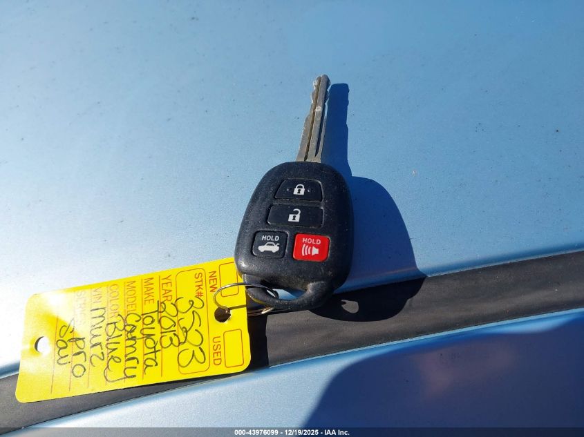 2013 Toyota Camry Le VIN: 4T1BF1FK2DU700134 Lot: 43976099