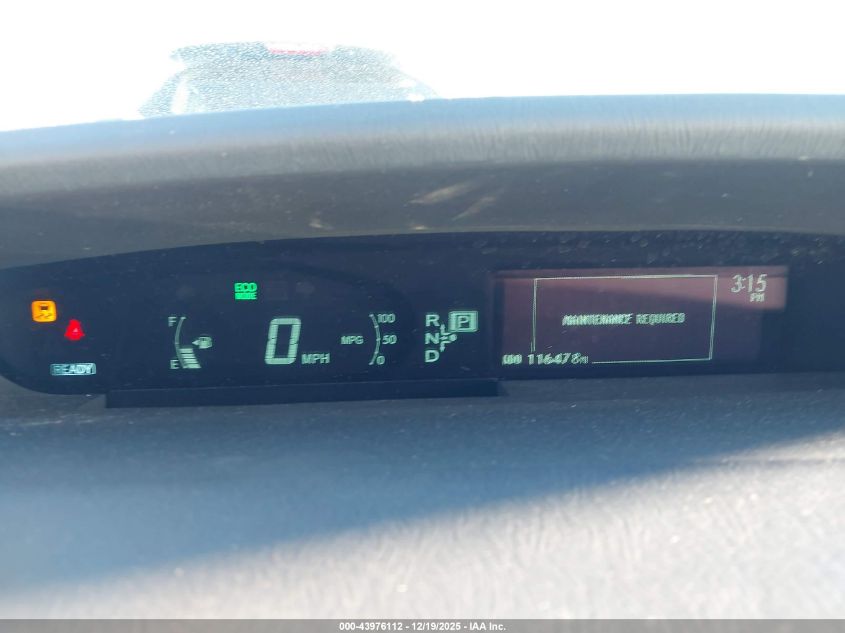 2014 Toyota Prius Two VIN: JTDKN3DU2E0391992 Lot: 43976112