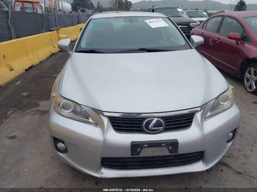 2013 Lexus Ct 200H VIN: JTHKD5BH6D2154704 Lot: 43976132