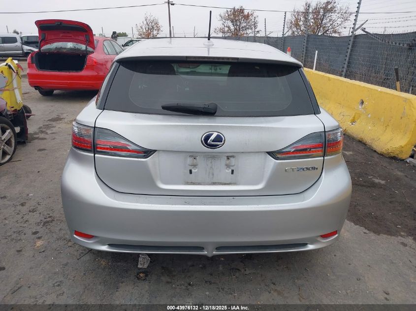 2013 Lexus Ct 200H VIN: JTHKD5BH6D2154704 Lot: 43976132