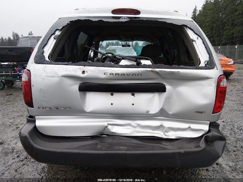 2003 Dodge Caravan Se VIN: 1D4GP25323B121651 Lot: 43976150