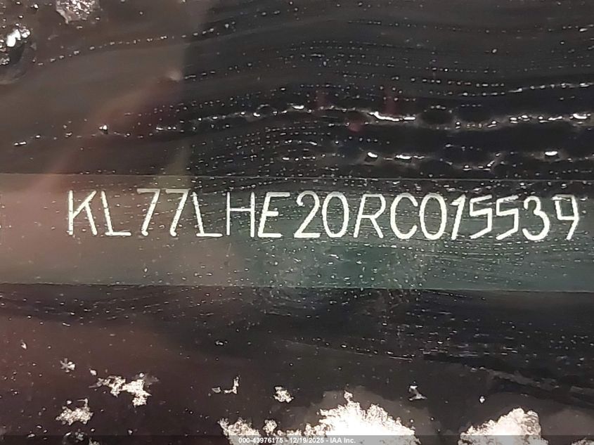 2024 Chevrolet Trax Fwd Lt VIN: KL77LHE20RC015539 Lot: 43976175