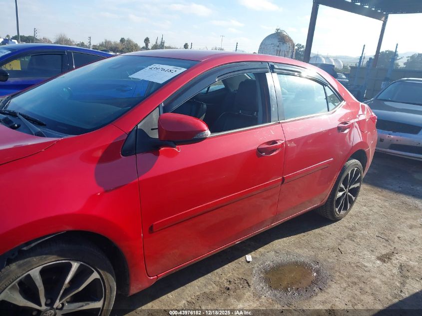 2017 Toyota Corolla Se VIN: 2T1BURHE2HC933112 Lot: 43976182