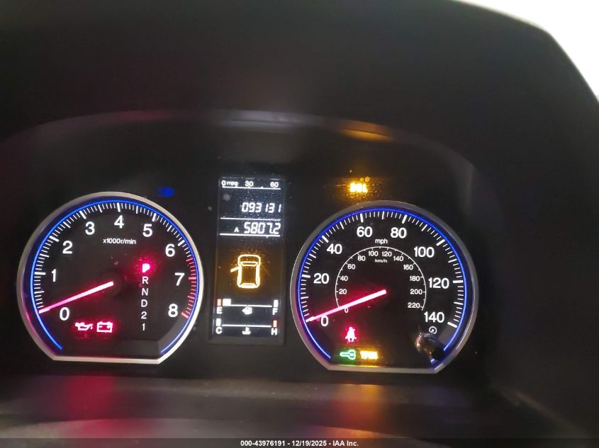 2009 Honda Cr-V Lx VIN: 5J6RE38389L001542 Lot: 43976191