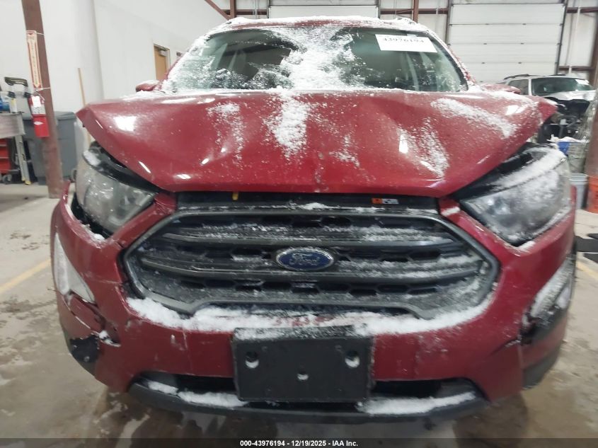 2018 Ford Ecosport Ses VIN: MAJ6P1CL6JC187929 Lot: 43976194