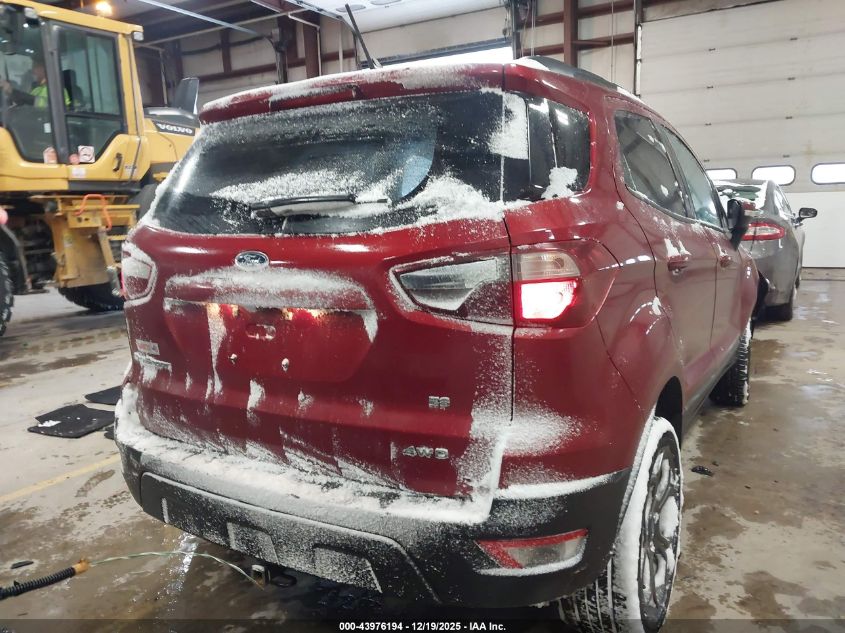 2018 Ford Ecosport Ses VIN: MAJ6P1CL6JC187929 Lot: 43976194